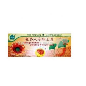 Ginseng si Royal Jelly 10 fiole