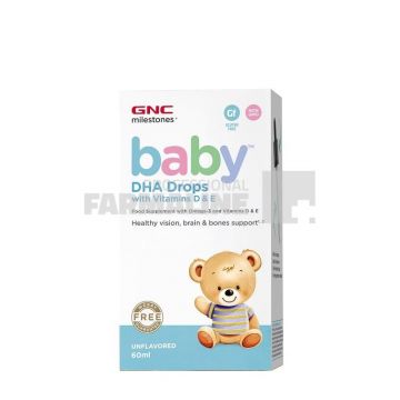 GNC Baby Dha Vitamina D & E Picaturi 60 ml