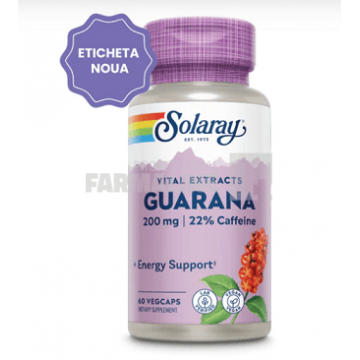 Guarana 200 mg 60 capsule