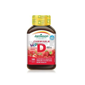 Jamieson Vitamina D3 400UI 100 tablete masticabile