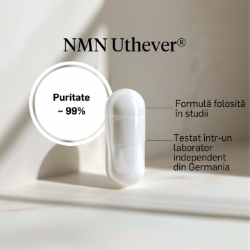 NMN Uthever® 500mg - 99% puritate