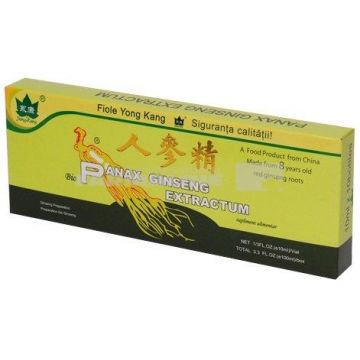 Panax Ginseng extractum 10 fiole