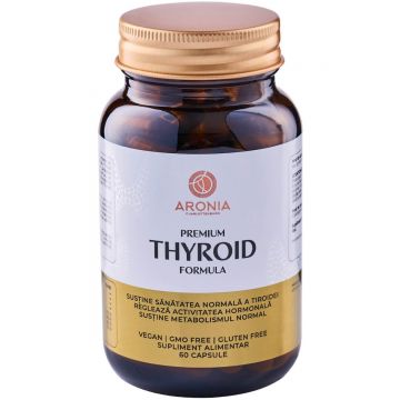 Premium Thyroid Formula — 60 de capsule pentru sănătatea glandei tiroide