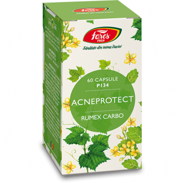 Acneprotect Rumex Carbo, P134, 60 capsule, Fares