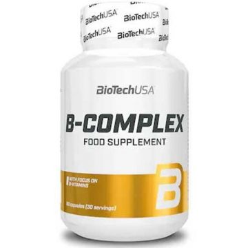 B Complex 60tbl. BiotechUSA 1 buc disponibila pe stoc