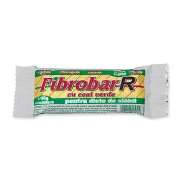 Baton pentru slabit cu ceai verde Fibrobar, 50 g, Redis