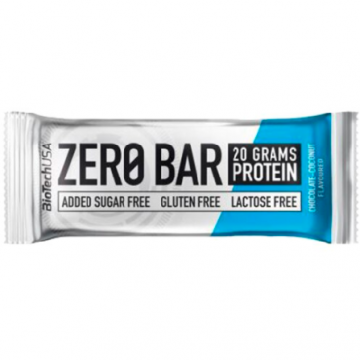 BU84 Zero Bar Chocolate-Coconut, 50g, BiotechUSA