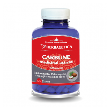 Carbune Medicinal Activat 120 cps