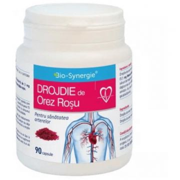 Drojdie de orez rosu, 90 capsule, Bio Synergie