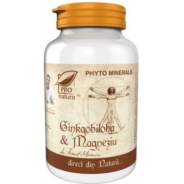 Ginkgo Biloba si Magneziu Medica 60cps