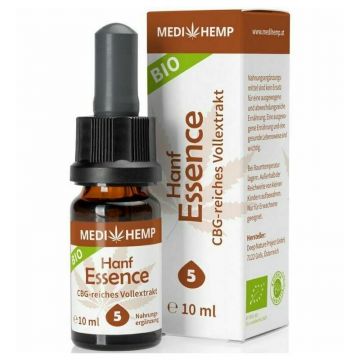 Hemp Essence cu CBG 5% bio, 10ml