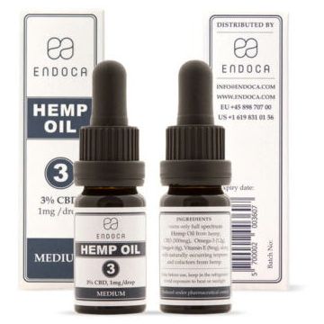 Hemp Oil 3%, 10ml , 300 mg CBD