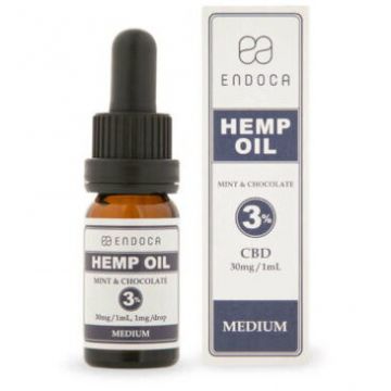 Hemp Oil Ciocolata si Menta 3% , 10 ml , 300 mg CBD