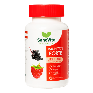 Imunitate Forte Jeleuri pentru Adulti 60 buc SANOVITA WELLNESS