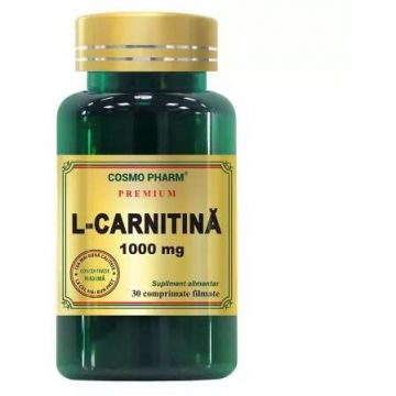 L-carnitina 1000 mg 60 tablete Cosmopharm