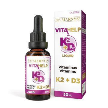 Vitamina K2 si D3 lichida 30 ml Marnys