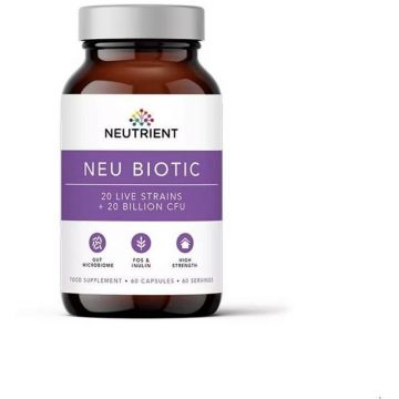 Neu Biotic Multi Strain Probiotic 20 miliarde (60 capsule), Neutrient