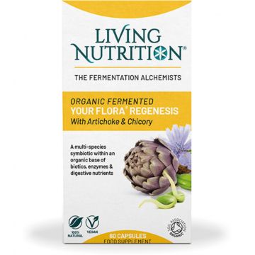 Probiotice Fermentate pentru Protejarea Mucoasei Intestinale 700mg Your Flora Terrain 60cps LIVING NUTRITION