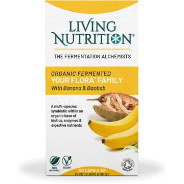 Probiotice Fermentate pentru Refacerea Florei Intestinale 700mg Your Flora Regenesis 60cps LIVING NUTRITION