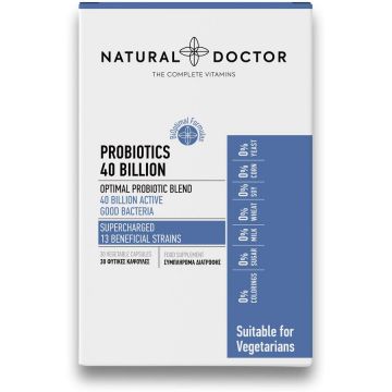 PROBIOTICS 40 BILLION mentinerea sanatatii gastrointestinale Natural Doctor