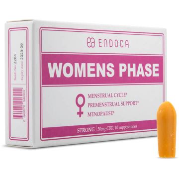 Supozitoare pentru femei 500 mg cbd, 10 buc (women phase)