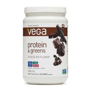 Vega Protein And Greens, Proteina Vegetala Si Verdeturi, Cu Aroma De Ciocolata, 618 G, GNC