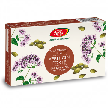 Vermicin Forte, 20 capsule moi, Fares