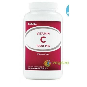 Vitamina C cu Extract de Macese, 250tb vegetale, 1000mg - GNC