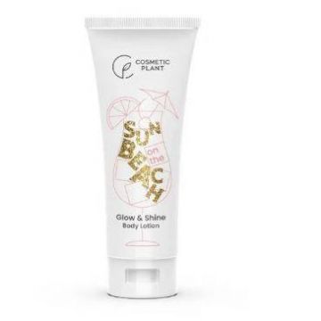 Lotiune de corp cu sclipici Sun on the beach glow & Shine Body, 200ml - Cosmetic Plant