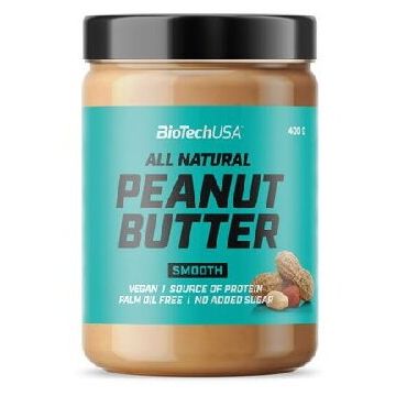 Peanut Butter Smooth, 400gr, Biotech USA