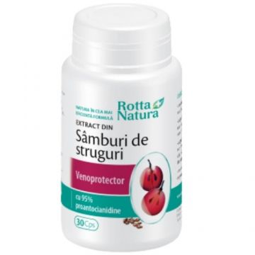 Samburi de struguri extract, 30cps, Rotta Natura