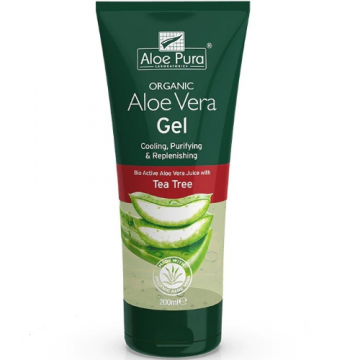 Aloe Pura Gel Cu Aloe Vera & Tea Tree 200ml Maroza