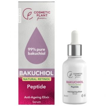 Anti-Ageing elixir serum cu Bakuchiol 99% puritate, 30ml, Cosmetic Plant