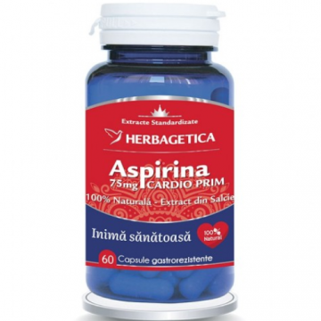 Aspirina Naturala Cardio Prim 60cps Herbagetica