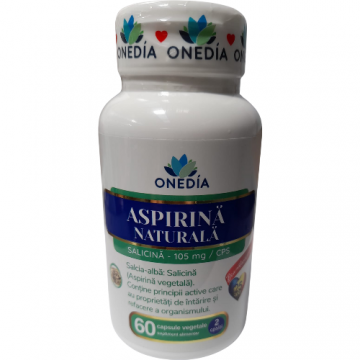 Aspirina Naturala Salicina 105 Mg 60cps Onedia