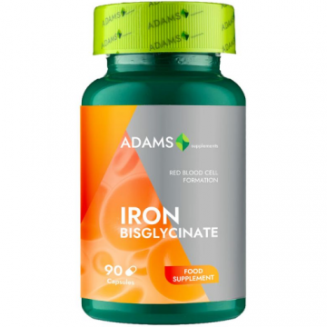 Bisglicinat de Fier 90cps, Adams Supplements