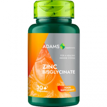 Bisglicinat de Zinc 30cps, Adams Supplements