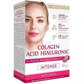 Colagen&Acid Hialuronic Intens 30cpr Casa Herba