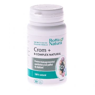 Crom + B complex Natural 30cps Rotta Natura