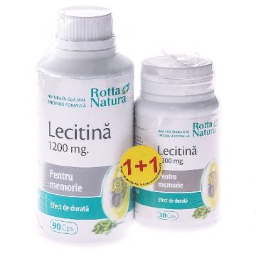 Lecitina 1200mg 90cps+ 30cps GRATIS Rotta Natura