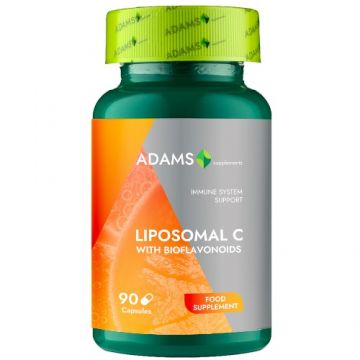 Liposomal C + Bioflavonoids 90cps, Adams Supplements