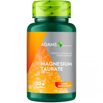 Magneziu Taurate 30cps, Adams Supplements