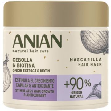 Masca de par cu extract de Onion & Biotin, 350ml, Anian