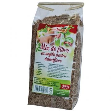 Mix Fibre Cu Argila Ptr Detoxifiere 200g Ad Natura Mix Fibre Cu Argila Ptr Detoxifiere 200g Ad Natura