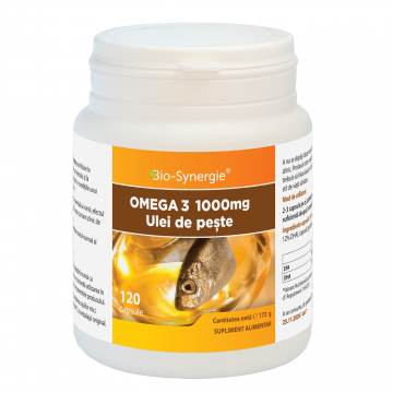 Omega 3 Ulei de peste 1000 mg 120 capsule