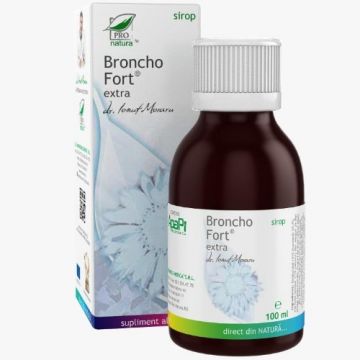 Sirop Bronchofort Day, 100ml, Pro Natura Sirop Bronchofort Day, 100ml, Pro Natura