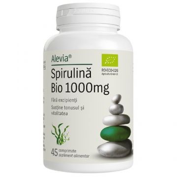 Spirulina Bio 1000mg, 45cps, Alevia Spirulina Bio 1000mg, 45cps, Alevia