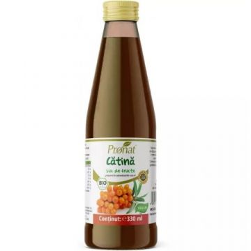 Suc Bio 100% Catina Alba 330ml Pronat Suc Bio 100% Catina Alba 330ml Pronat