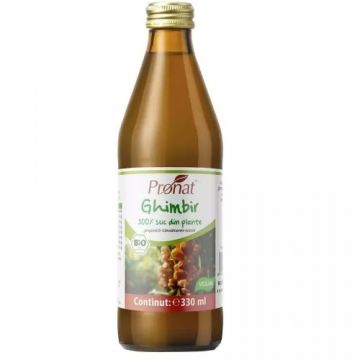 Suc de Ghimbir Eco 330ml Pronat Suc de Ghimbir Eco 330ml Pronat