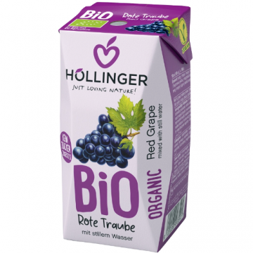 Suc Struguri Rosii Eco 200ml, Hollinger Suc Struguri Rosii Eco 200ml, Hollinger